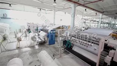 Multineedlestegalny机，生产床垫的制衣厂，生产床垫的缝纫厂